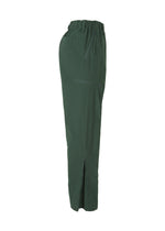 A detail shot of the HOMME PLISSÉ ISSEY MIYAKE QUARRY PANTS trousers.