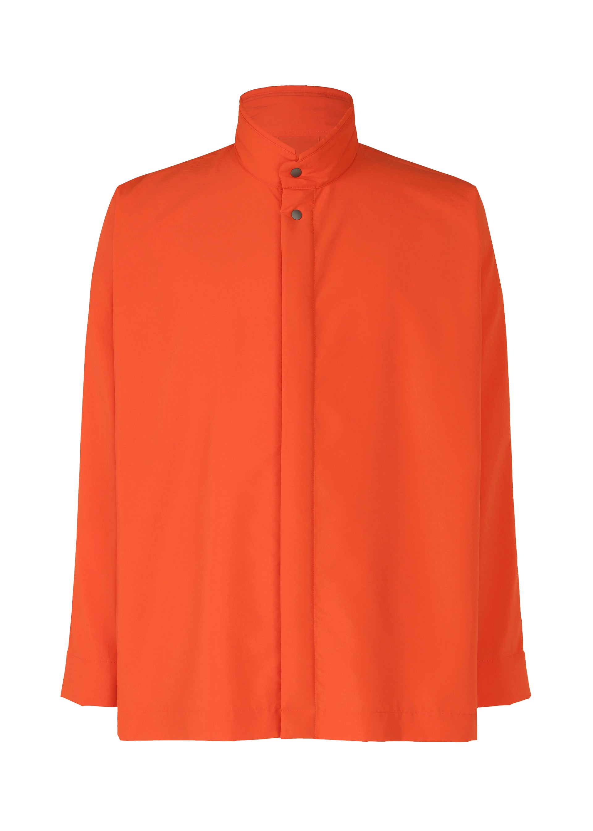 A product shot of the HOMME PLISSÉ ISSEY MIYAKE PADDED RIM SHIRT shirt in orange (32).