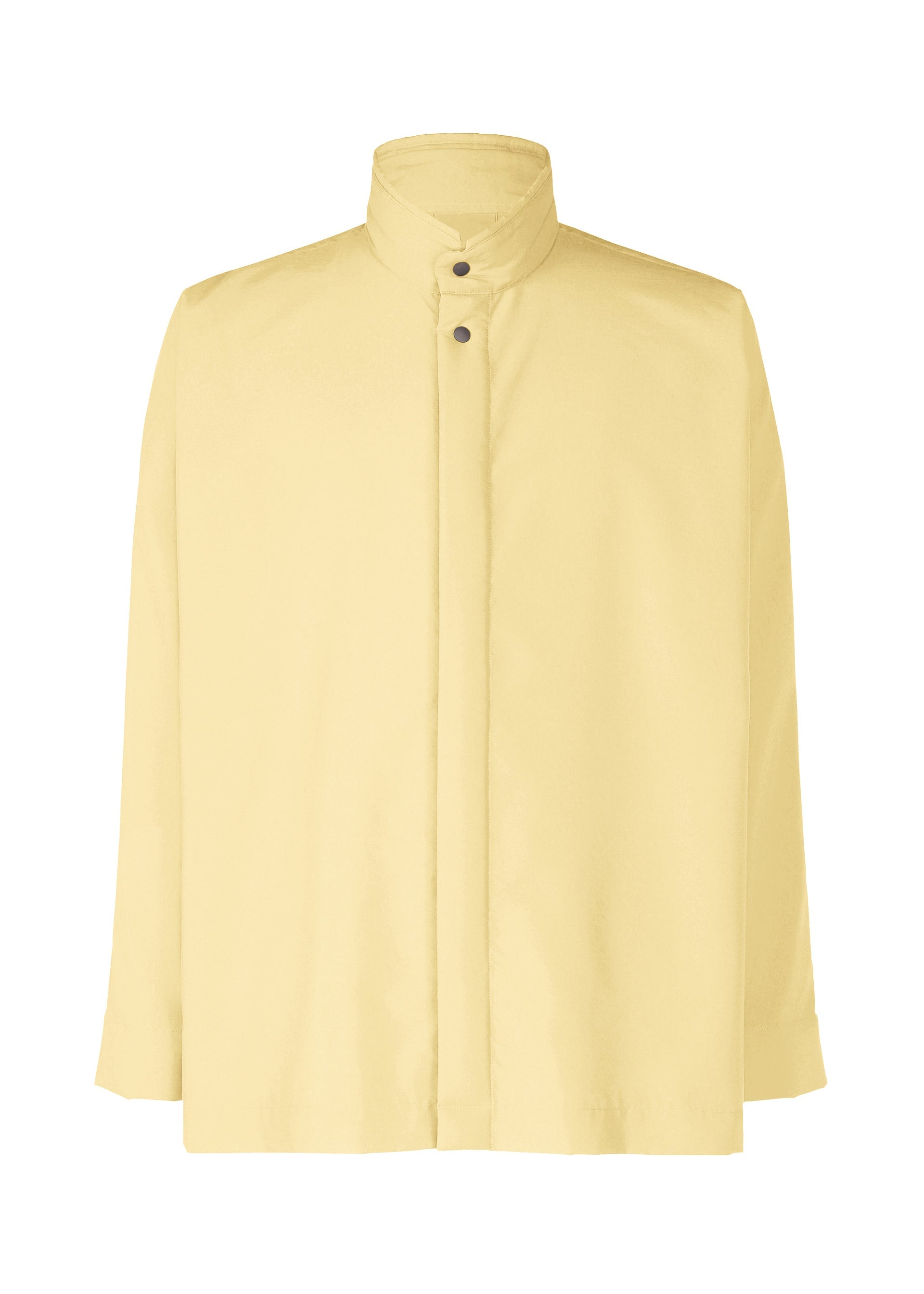 A product shot of the HOMME PLISSÉ ISSEY MIYAKE PADDED RIM SHIRT shirt in yellow (52).