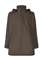 A product shot of the HOMME PLISSÉ ISSEY MIYAKE PADDED RIM SHIRT shirt in brown (44).