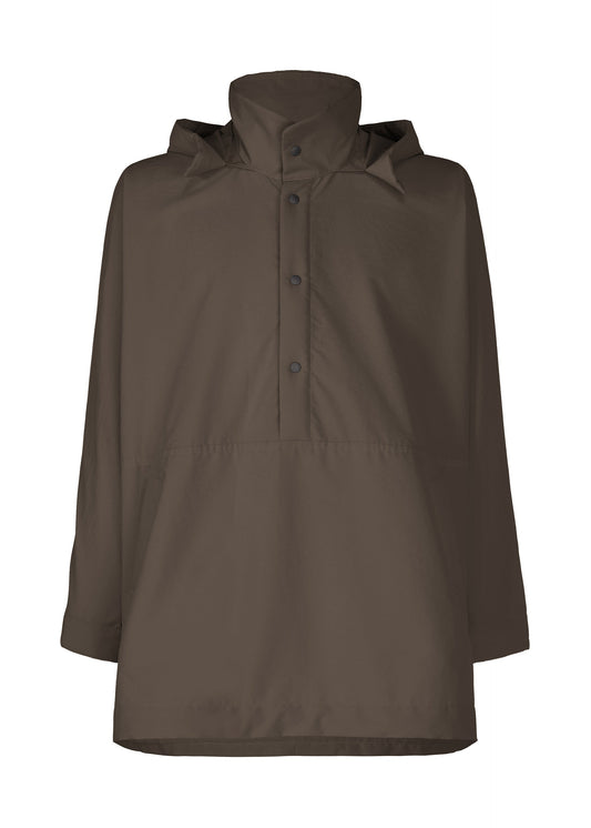A product shot of the HOMME PLISSÉ ISSEY MIYAKE PADDED RIM SHIRT shirt in brown (44).