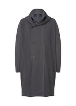 A product shot of the HOMME PLISSÉ ISSEY MIYAKE MONTHLY COLORS DECEMBER clothing in septarian blue (76).