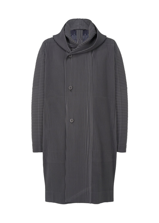 A product shot of the HOMME PLISSÉ ISSEY MIYAKE MONTHLY COLORS DECEMBER clothing in septarian blue (76).
