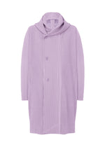 A product shot of the HOMME PLISSÉ ISSEY MIYAKE MONTHLY COLORS DECEMBER clothing in rhyolite purple (82).