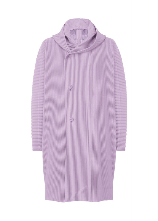 A product shot of the HOMME PLISSÉ ISSEY MIYAKE MONTHLY COLORS DECEMBER clothing in rhyolite purple (82).