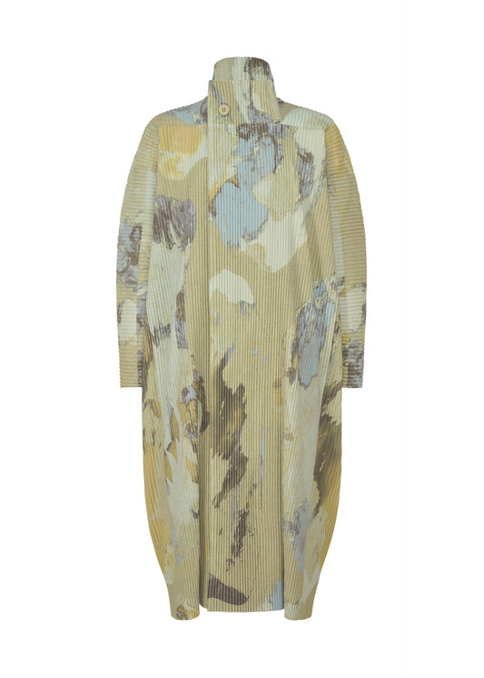 A product shot of the HOMME PLISSÉ ISSEY MIYAKE PAINTED STONE clothing in blue (72).