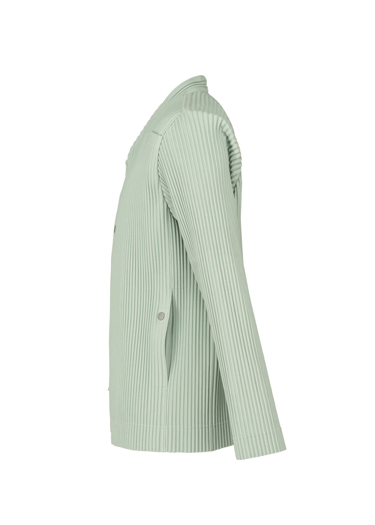 A detail shot of the HOMME PLISSÉ ISSEY MIYAKE QUARRY jacket.