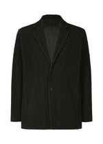 A product shot of the HOMME PLISSÉ ISSEY MIYAKE TAILORED PLEATS 1 jacket in black (15).