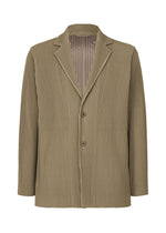 A product shot of the HOMME PLISSÉ ISSEY MIYAKE TAILORED PLEATS 1 jacket in riverside grey (16).