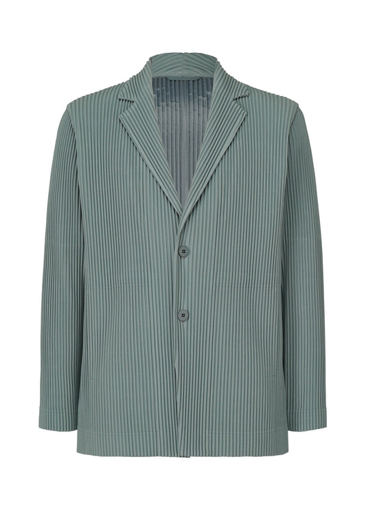 A product shot of the HOMME PLISSÉ ISSEY MIYAKE TAILORED PLEATS 1 jacket in slate blue (71).