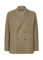 A product shot of the HOMME PLISSÉ ISSEY MIYAKE TAILORED PLEATS 1 jacket in riverside grey (16).