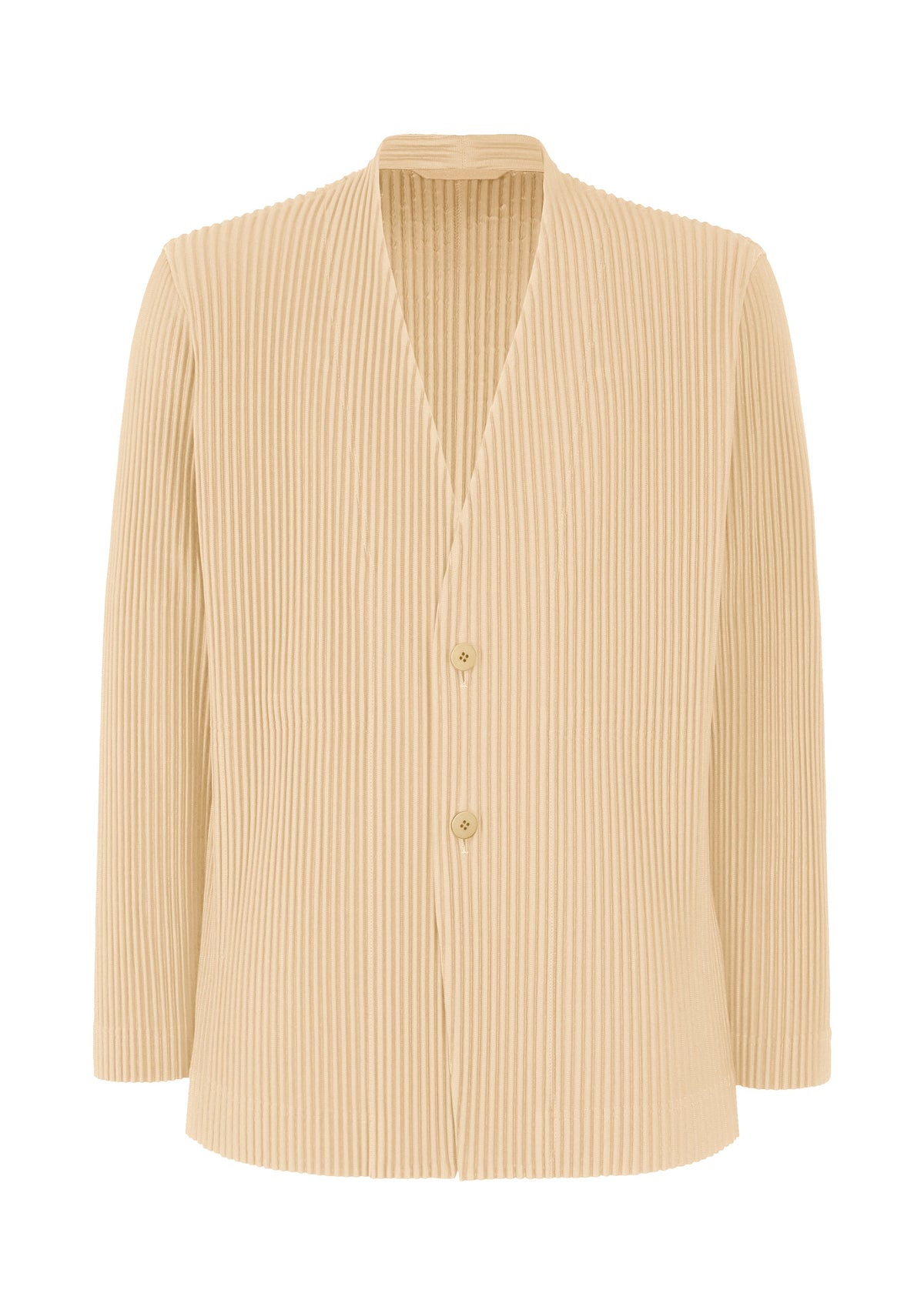 A product shot of the HOMME PLISSÉ ISSEY MIYAKE TAILORED PLEATS 2 clothing in cobble beige (43).