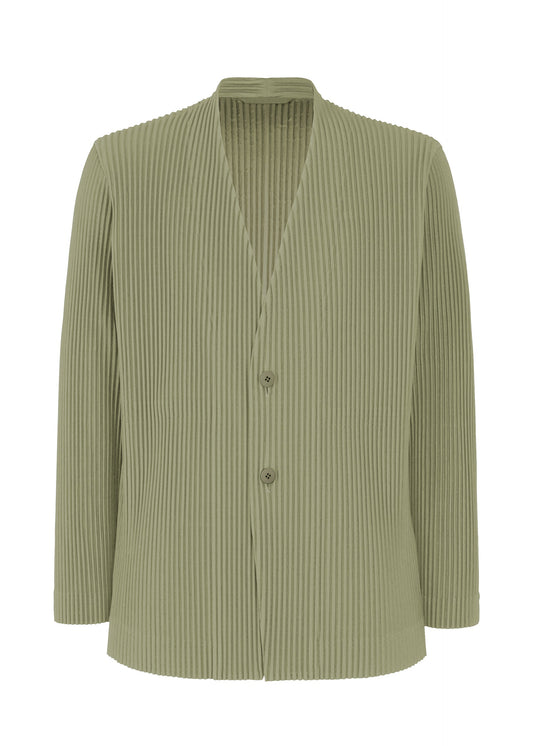 A product shot of the HOMME PLISSÉ ISSEY MIYAKE TAILORED PLEATS 2 clothing in mangan green (64).