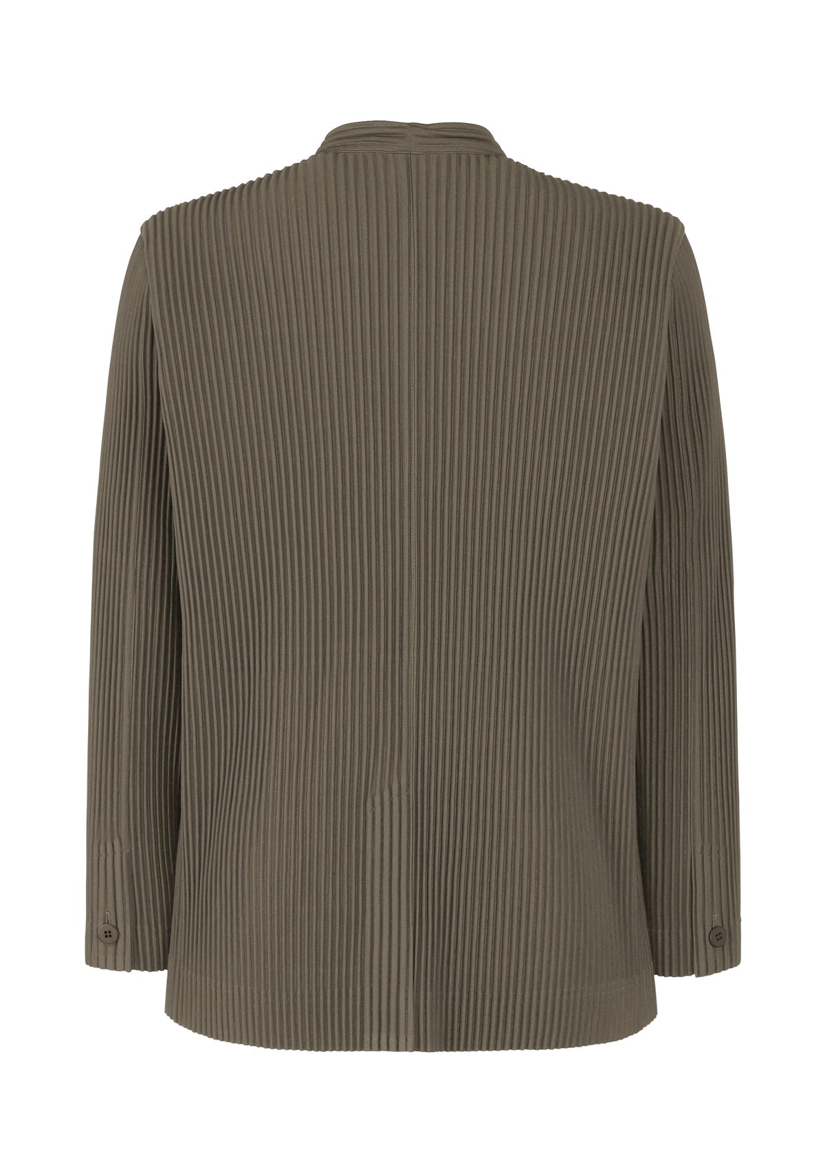 A detail shot of the HOMME PLISSÉ ISSEY MIYAKE TAILORED PLEATS 2 clothing.
