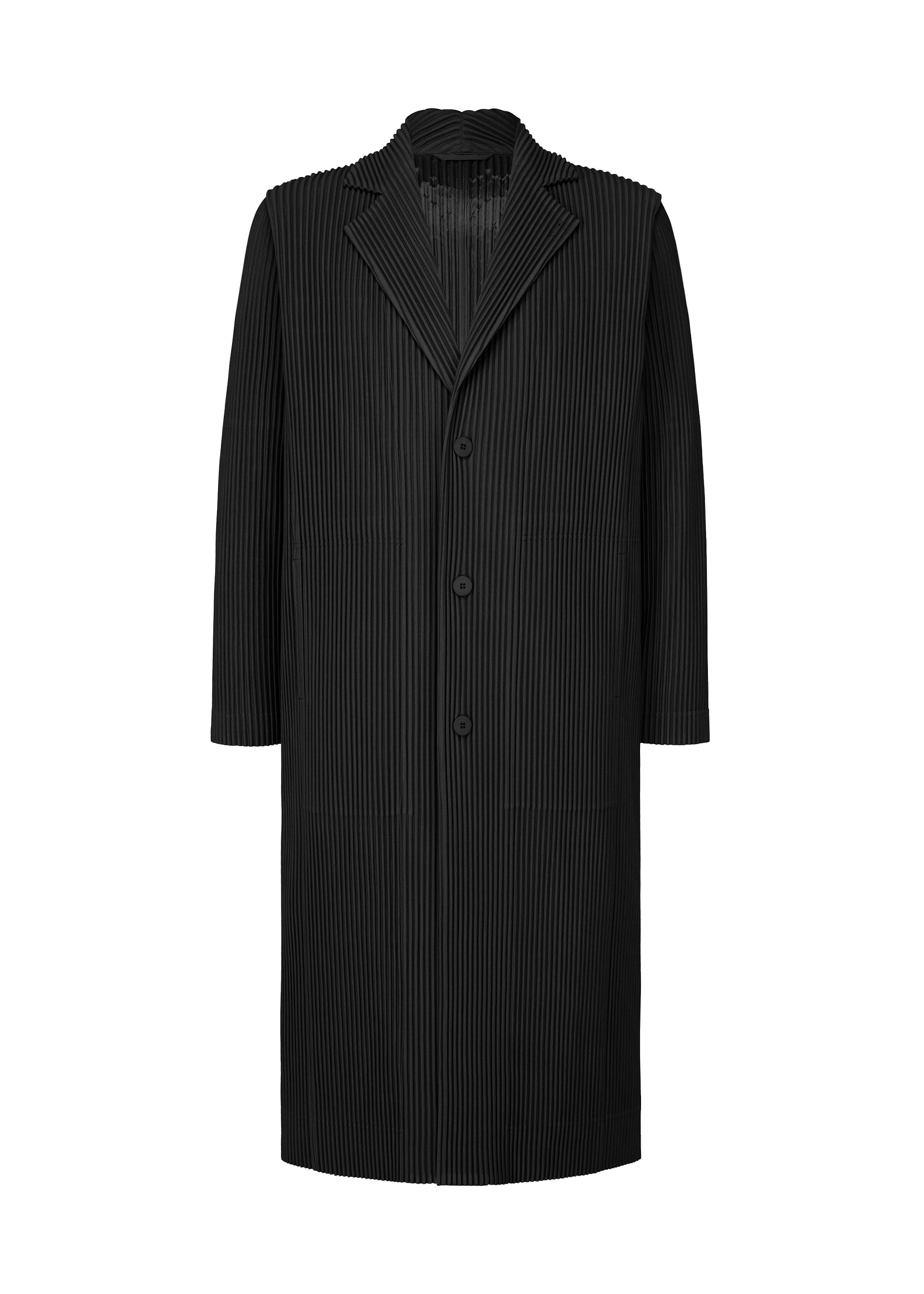 A product shot of the HOMME PLISSÉ ISSEY MIYAKE TAILORED PLEATS 2 clothing in black (15).