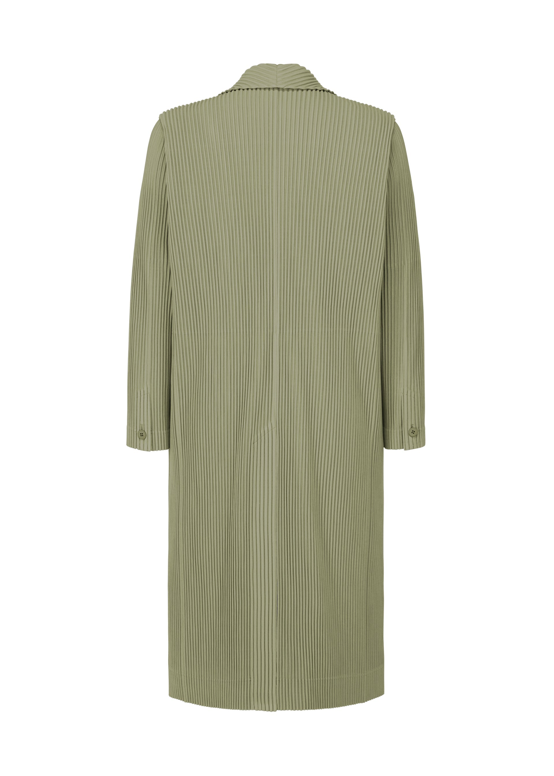 A detail shot of the HOMME PLISSÉ ISSEY MIYAKE TAILORED PLEATS 2 clothing.