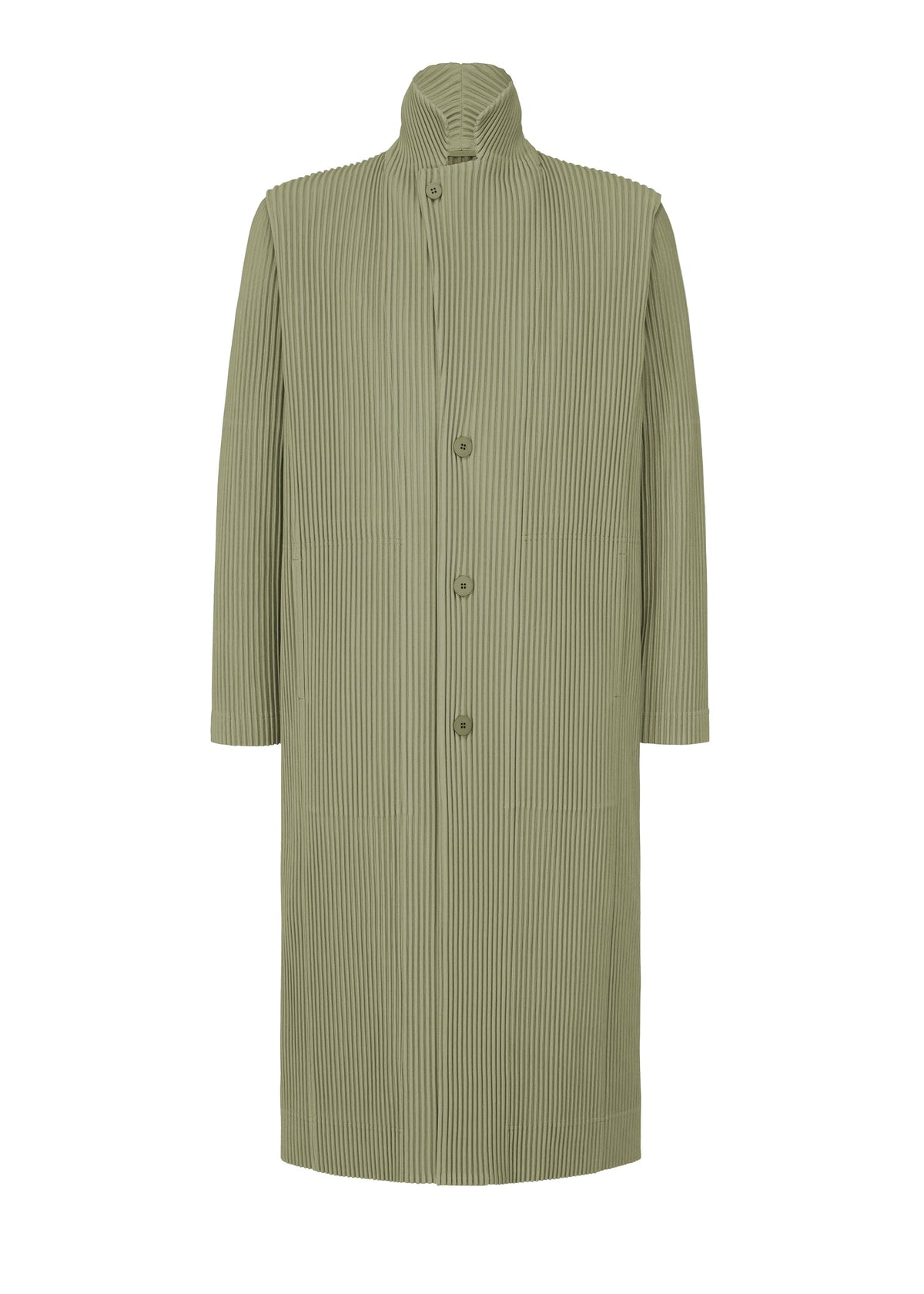 A detail shot of the HOMME PLISSÉ ISSEY MIYAKE TAILORED PLEATS 2 clothing.