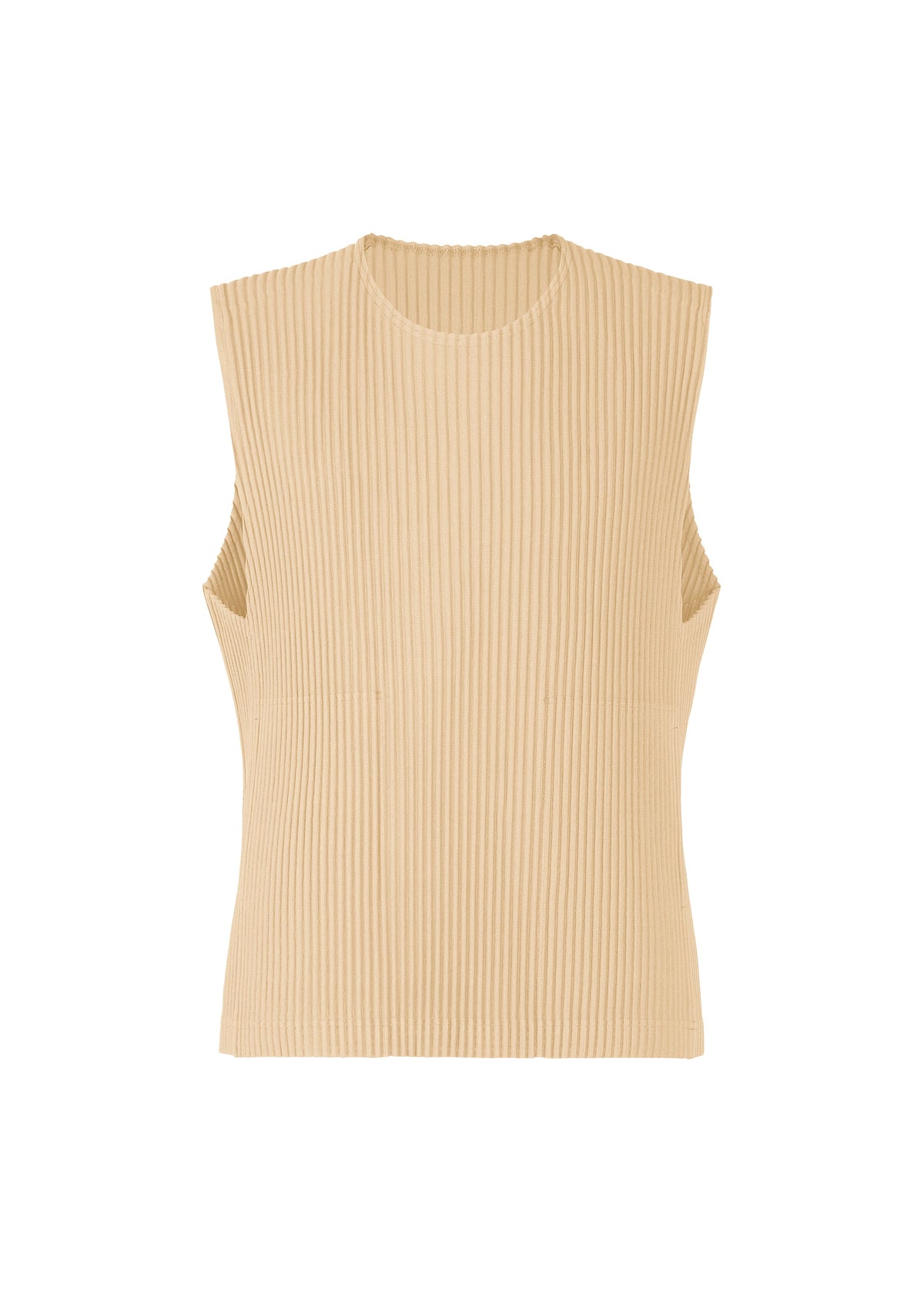 A product shot of the HOMME PLISSÉ ISSEY MIYAKE TAILORED PLEATS 2 clothing in cobble beige (43).