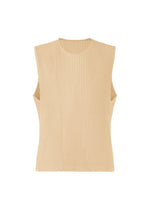 A product shot of the HOMME PLISSÉ ISSEY MIYAKE TAILORED PLEATS 2 clothing in cobble beige (43).