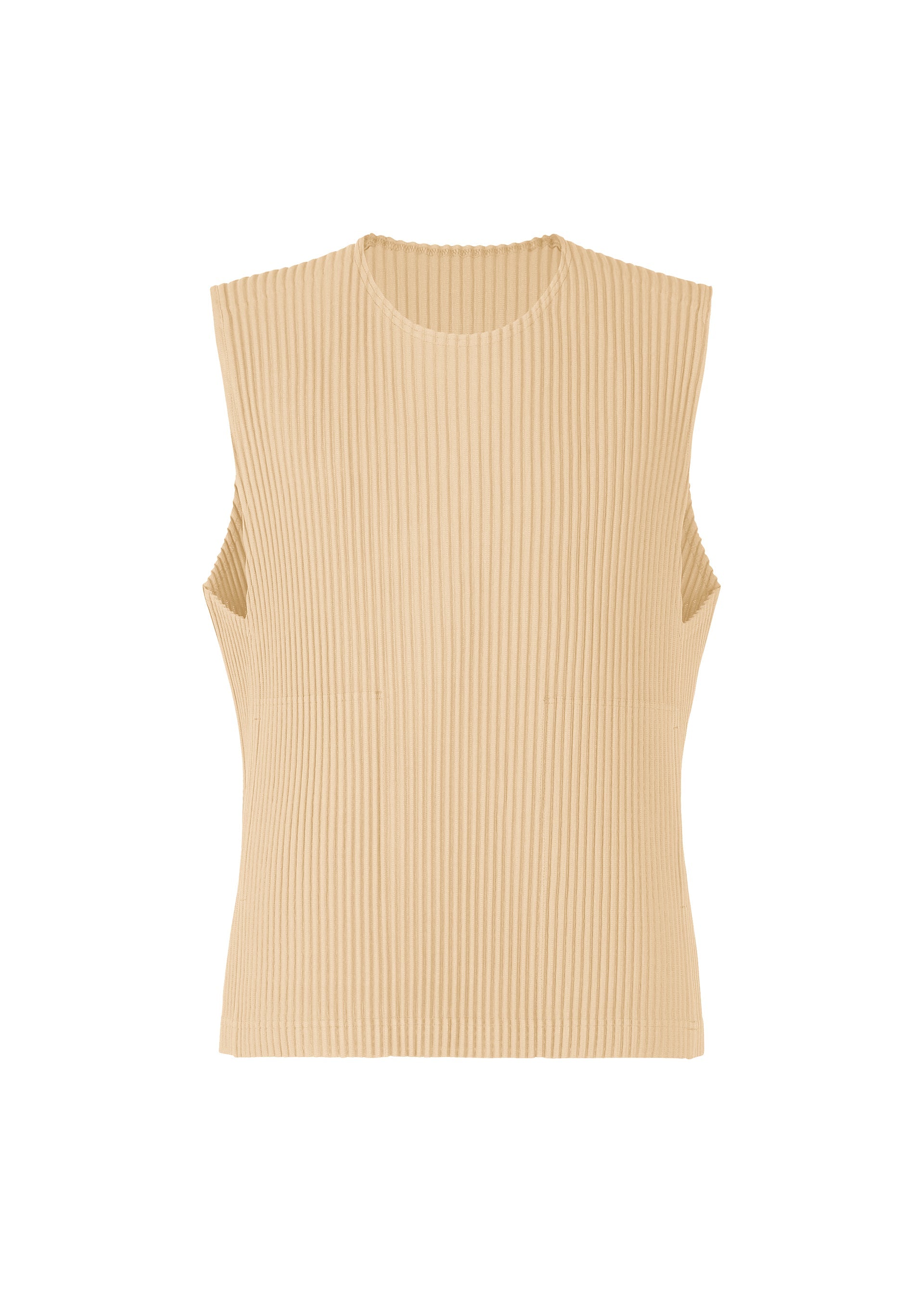 A product shot of the HOMME PLISSÉ ISSEY MIYAKE TAILORED PLEATS 2 clothing in cobble beige (43).