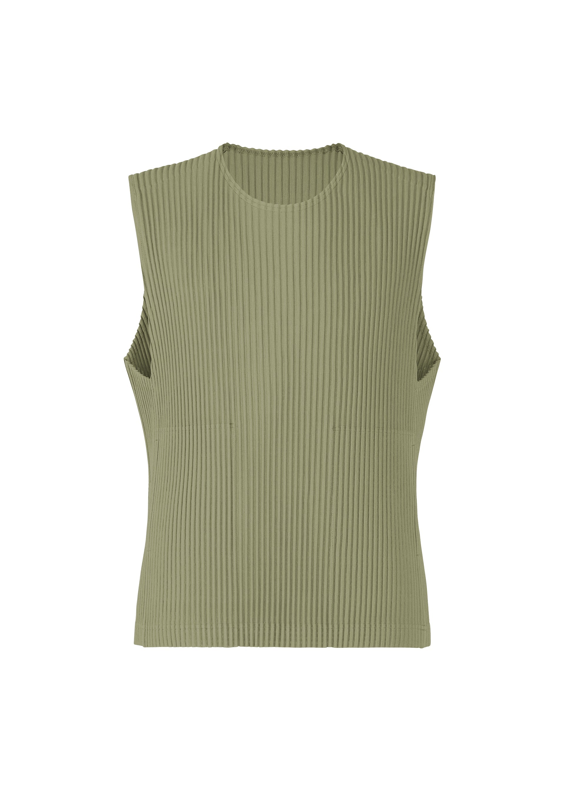 A product shot of the HOMME PLISSÉ ISSEY MIYAKE TAILORED PLEATS 2 clothing in mangan green (64).