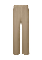 A product shot of the HOMME PLISSÉ ISSEY MIYAKE MONTHLY COLORS SEPTEMBER trousers in riverside grey (16).
