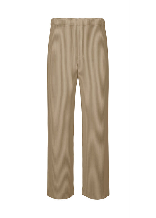 A product shot of the HOMME PLISSÉ ISSEY MIYAKE MONTHLY COLORS SEPTEMBER trousers in riverside grey (16).