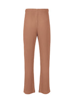 A detail shot of the HOMME PLISSÉ ISSEY MIYAKE PLEATS BOTTOMS 1 trousers.