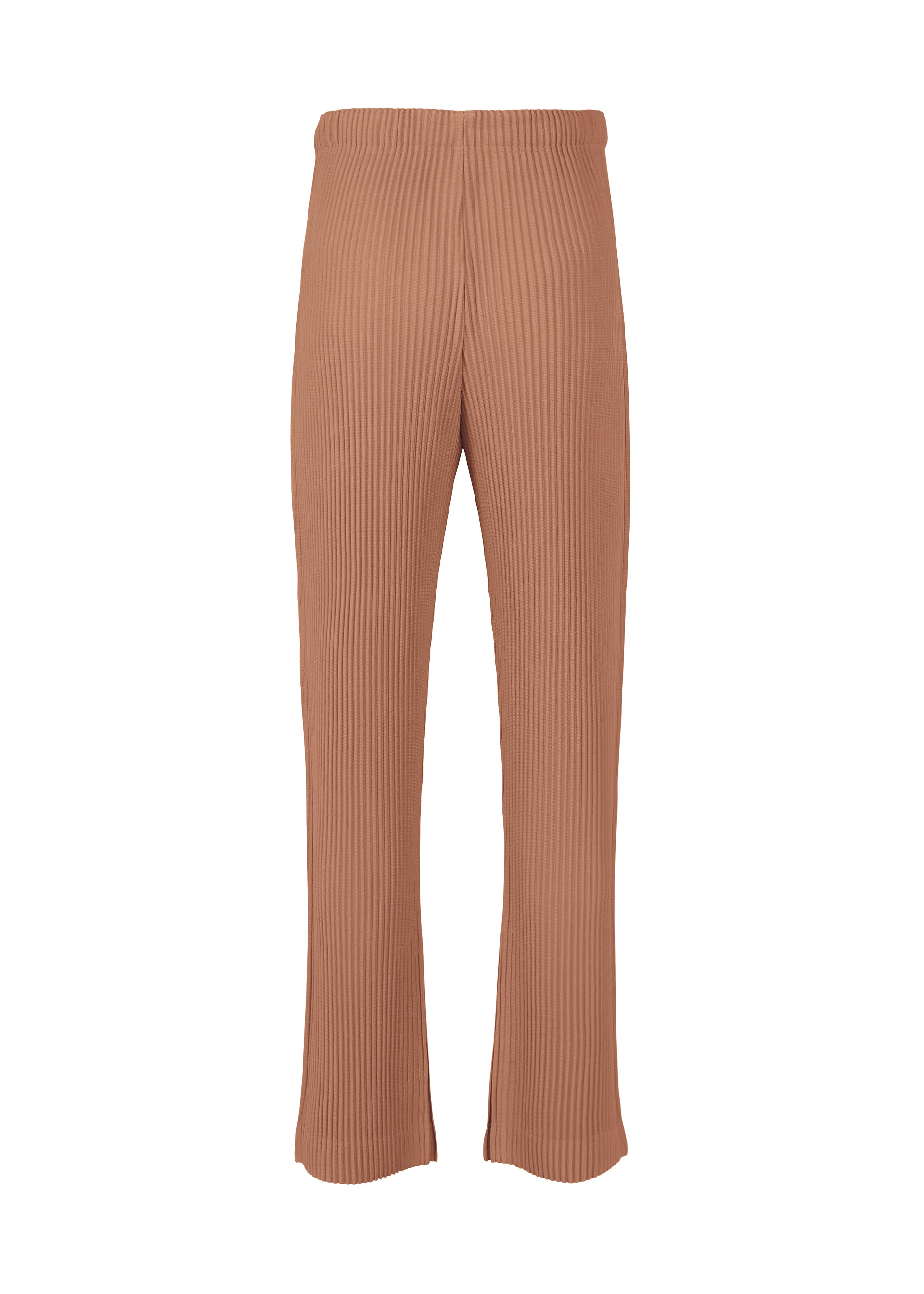 A detail shot of the HOMME PLISSÉ ISSEY MIYAKE PLEATS BOTTOMS 1 trousers.