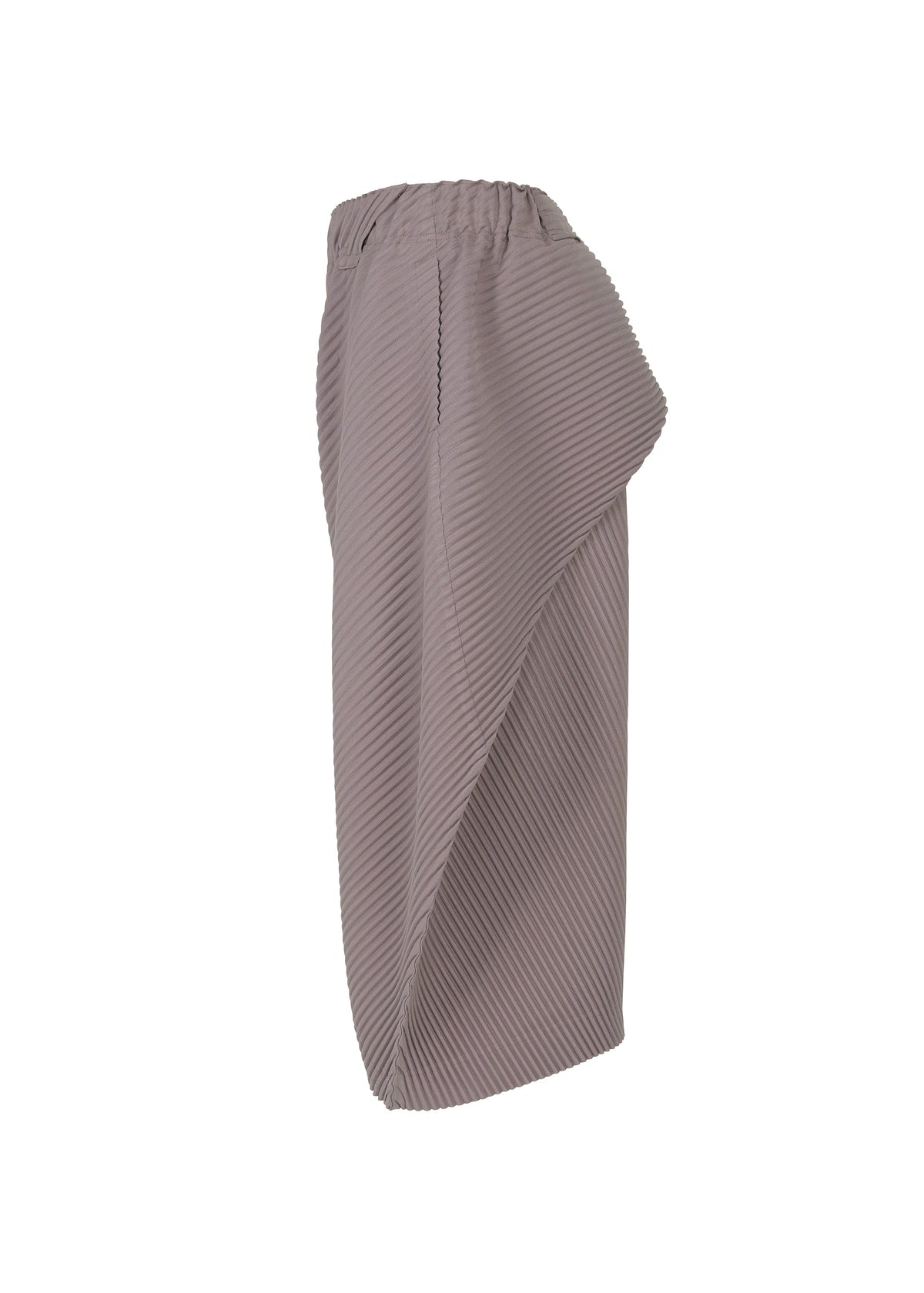 A detail shot of the HOMME PLISSÉ ISSEY MIYAKE PLEATS BOTTOMS 1 trousers.