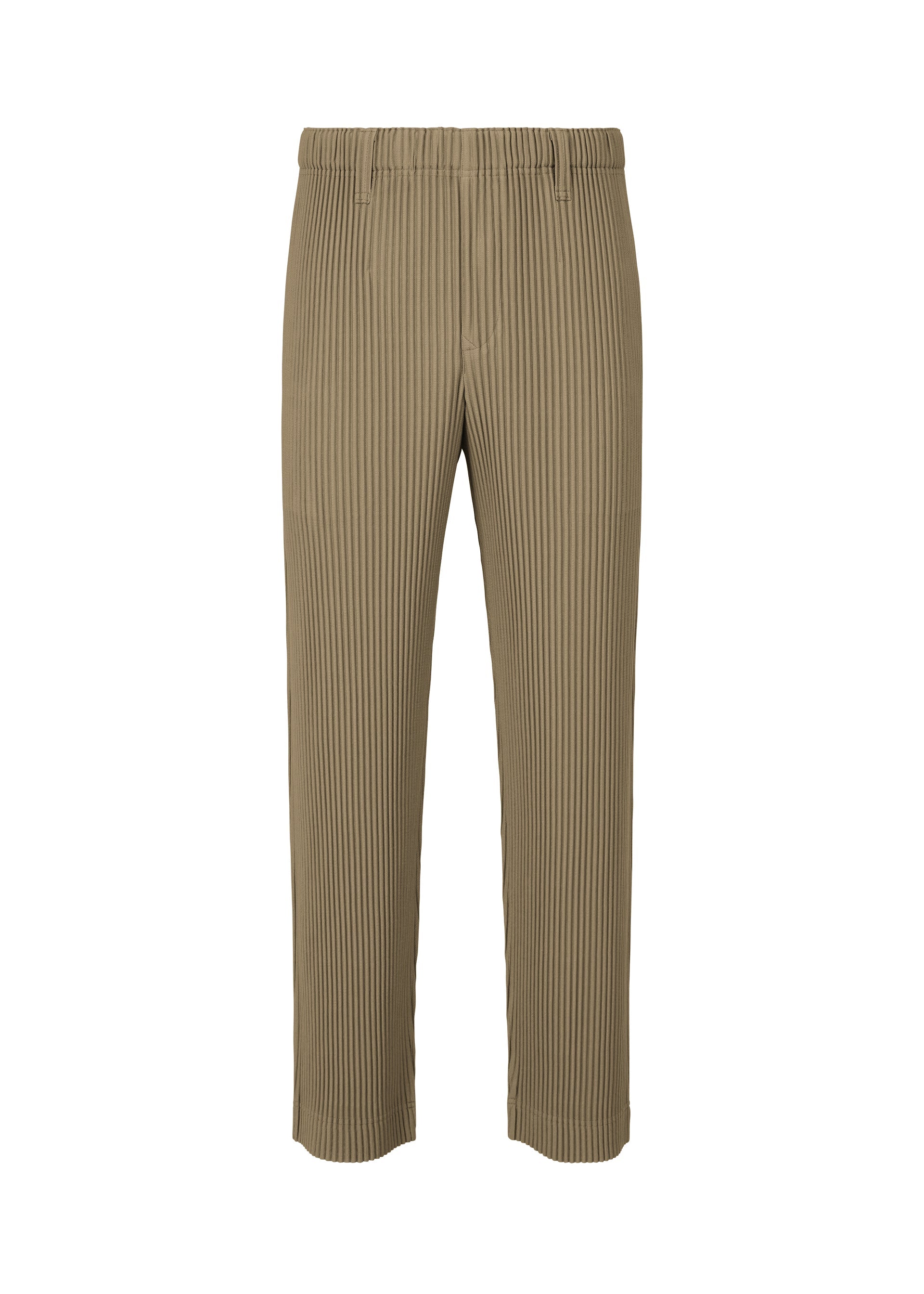 A product shot of the HOMME PLISSÉ ISSEY MIYAKE TAILORED PLEATS 1 trousers in riverside grey (16).