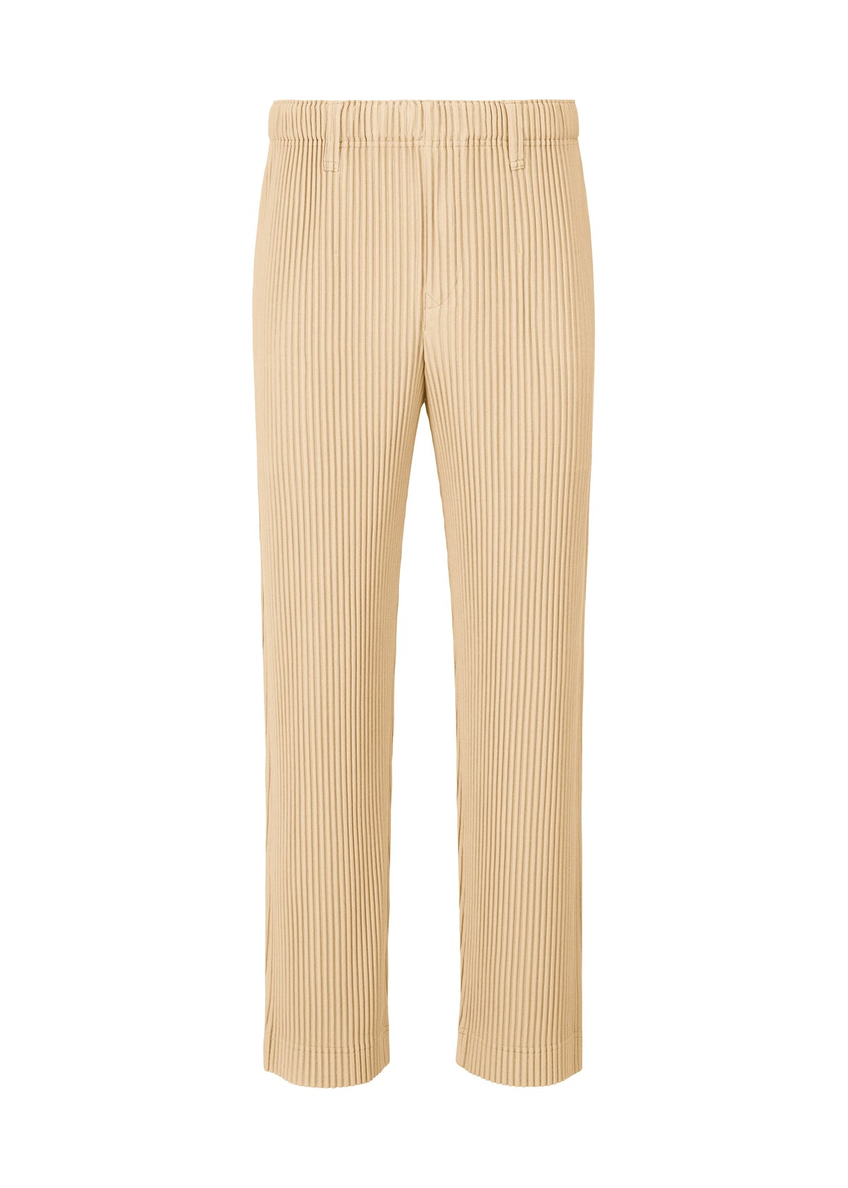 A product shot of the HOMME PLISSÉ ISSEY MIYAKE TAILORED PLEATS 2 clothing in cobble beige (43).