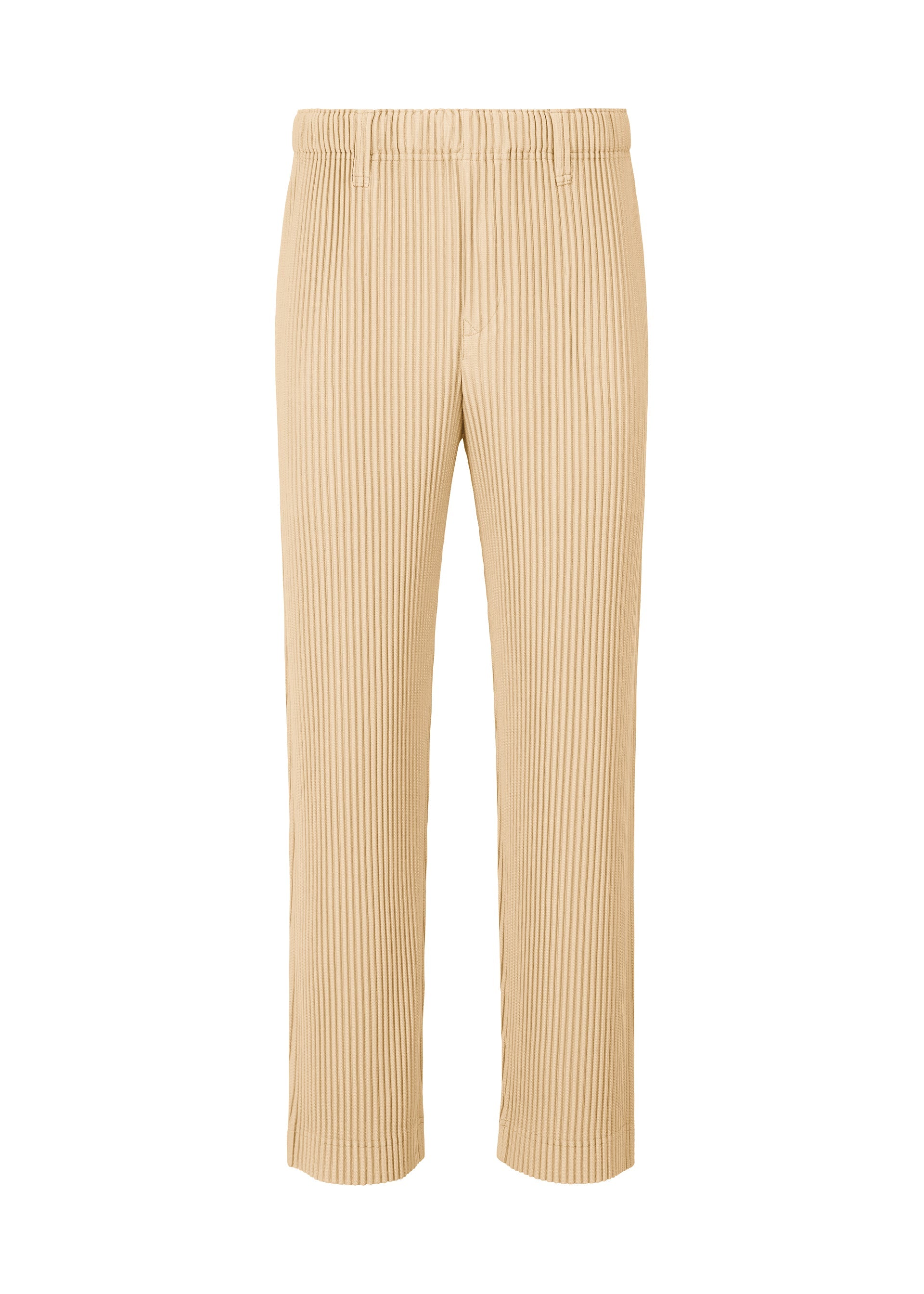 A product shot of the HOMME PLISSÉ ISSEY MIYAKE TAILORED PLEATS 2 clothing in cobble beige (43).