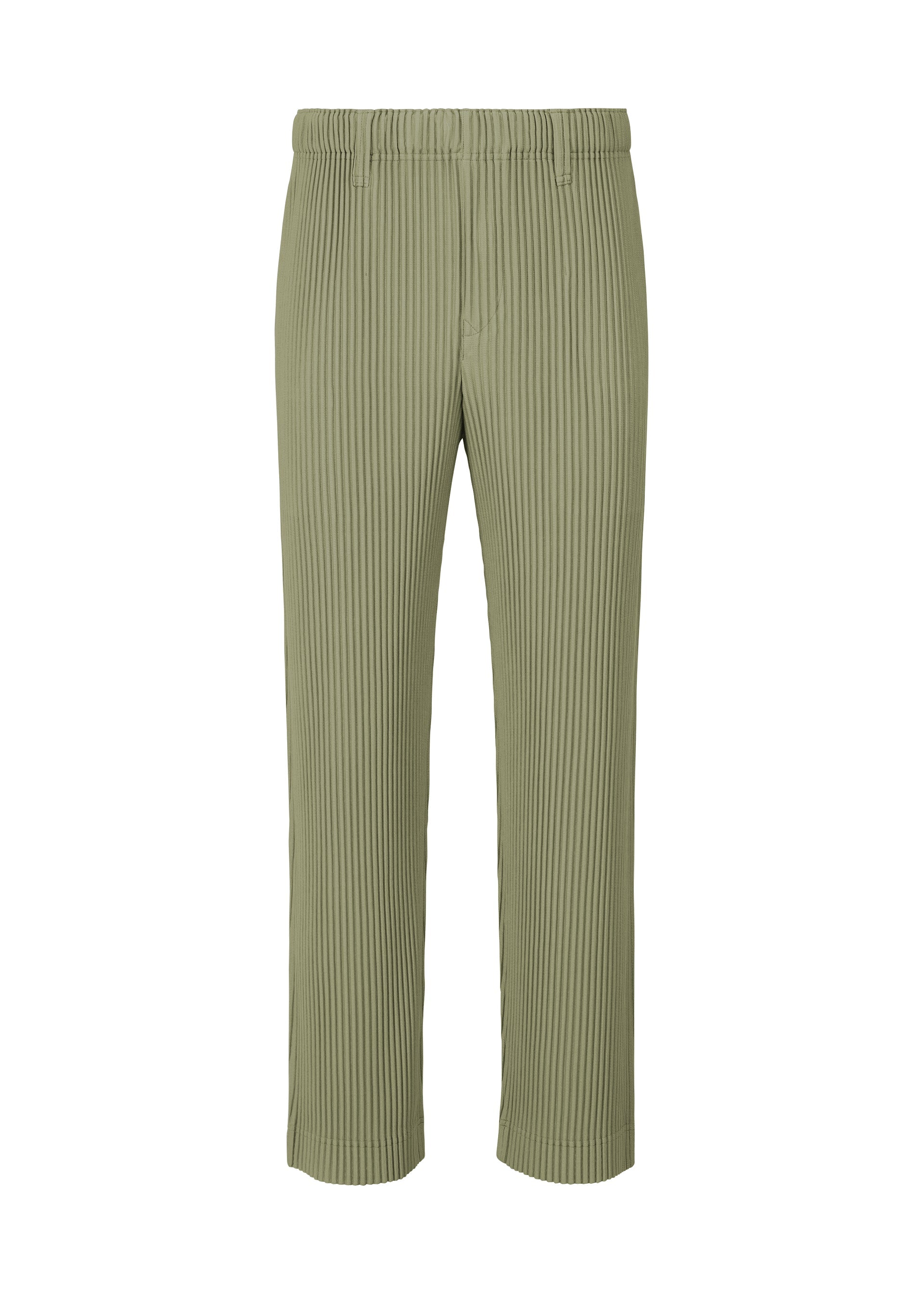 A product shot of the HOMME PLISSÉ ISSEY MIYAKE TAILORED PLEATS 2 clothing in mangan green (64).