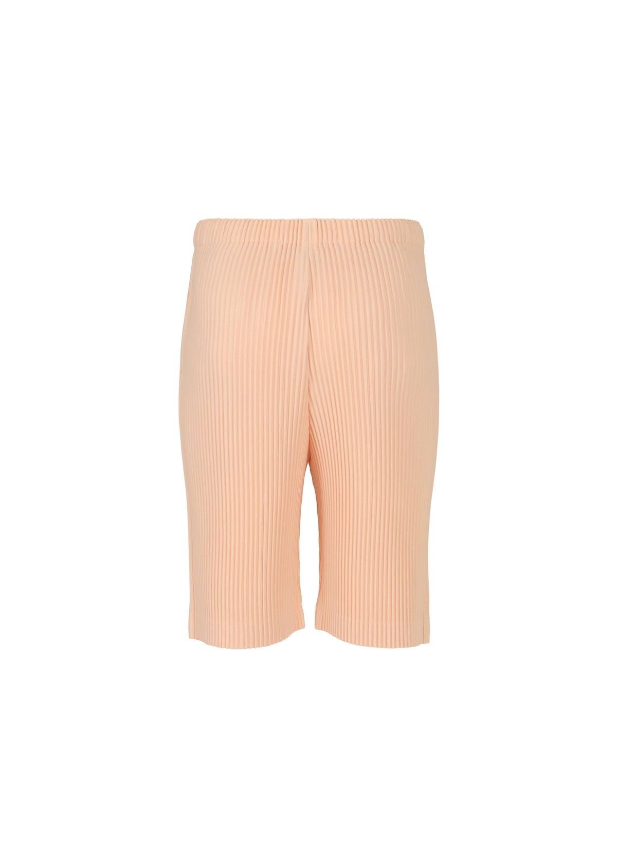 A detail shot of the HOMME PLISSÉ ISSEY MIYAKE COLOR PLEATS trousers.