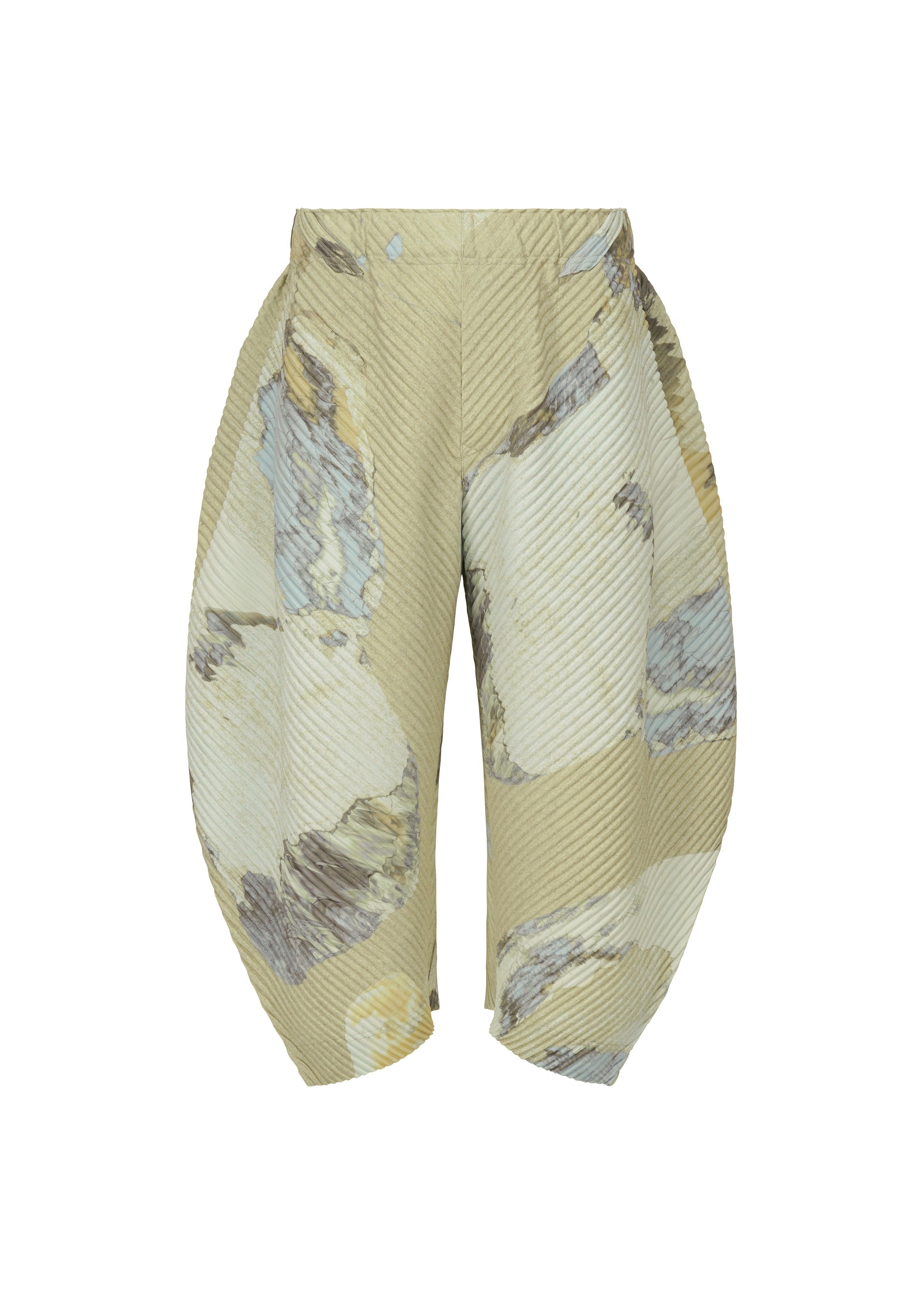 A product shot of the HOMME PLISSÉ ISSEY MIYAKE PAINTED STONE clothing in blue (72).