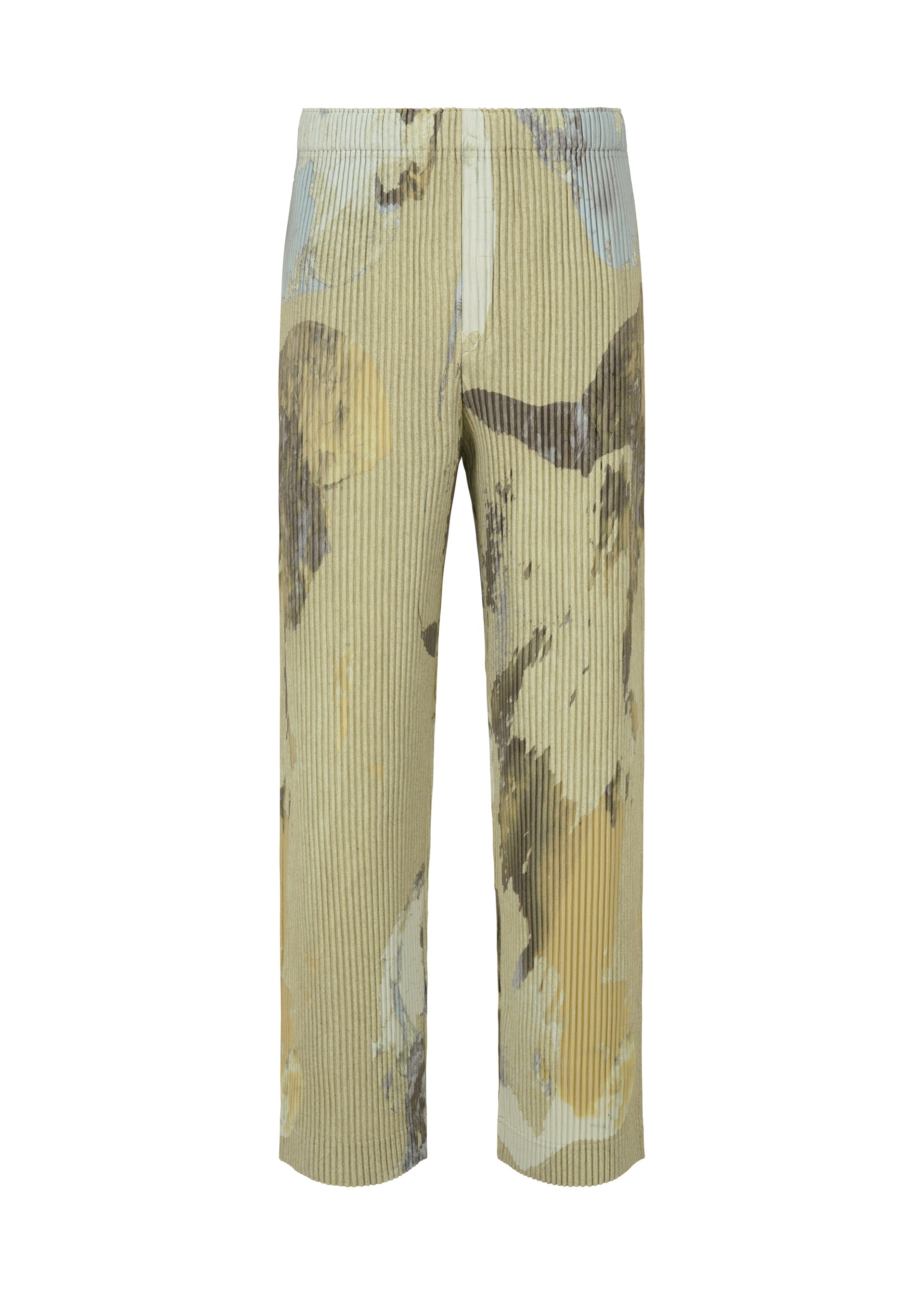 A product shot of the HOMME PLISSÉ ISSEY MIYAKE PAINTED STONE clothing in blue (72).