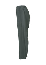 A detail shot of the HOMME PLISSÉ ISSEY MIYAKE ANGULAR STONE trousers.