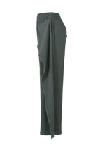 A detail shot of the HOMME PLISSÉ ISSEY MIYAKE ANGULAR STONE trousers.