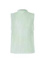 A product shot of the HOMME PLISSÉ ISSEY MIYAKE MONTHLY COLORS JULY top in sericite blue.
