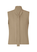 A product shot of the HOMME PLISSÉ ISSEY MIYAKE MONTHLY COLORS SEPTEMBER top in riverside grey (16).