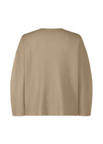 A detail shot of the HOMME PLISSÉ ISSEY MIYAKE MONTHLY COLORS SEPTEMBER top.