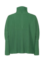 A detail shot of the HOMME PLISSÉ ISSEY MIYAKE MONTHLY COLORS NOVEMBER top.