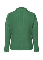 A detail shot of the HOMME PLISSÉ ISSEY MIYAKE MONTHLY COLORS NOVEMBER top.