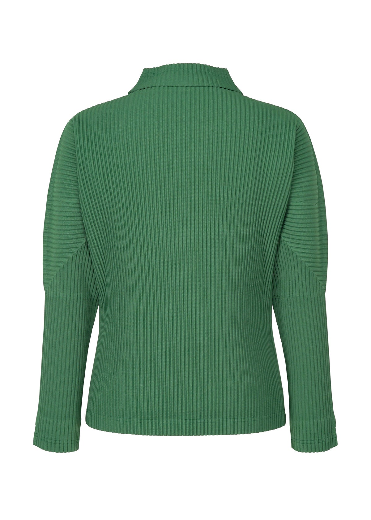 A detail shot of the HOMME PLISSÉ ISSEY MIYAKE MONTHLY COLORS NOVEMBER top.