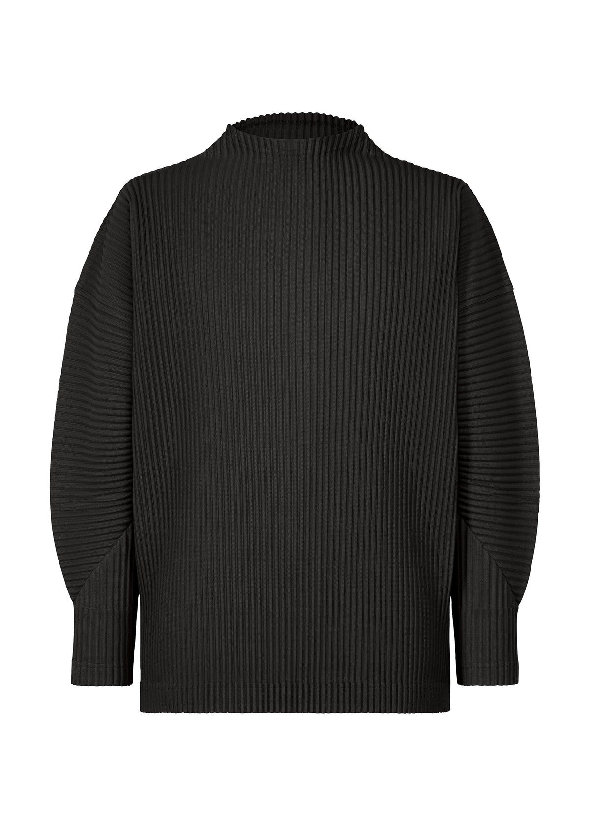 A product shot of the HOMME PLISSÉ ISSEY MIYAKE MONTHLY COLORS DECEMBER clothing in black (15).