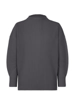 A product shot of the HOMME PLISSÉ ISSEY MIYAKE MONTHLY COLORS DECEMBER clothing in septarian blue (76).