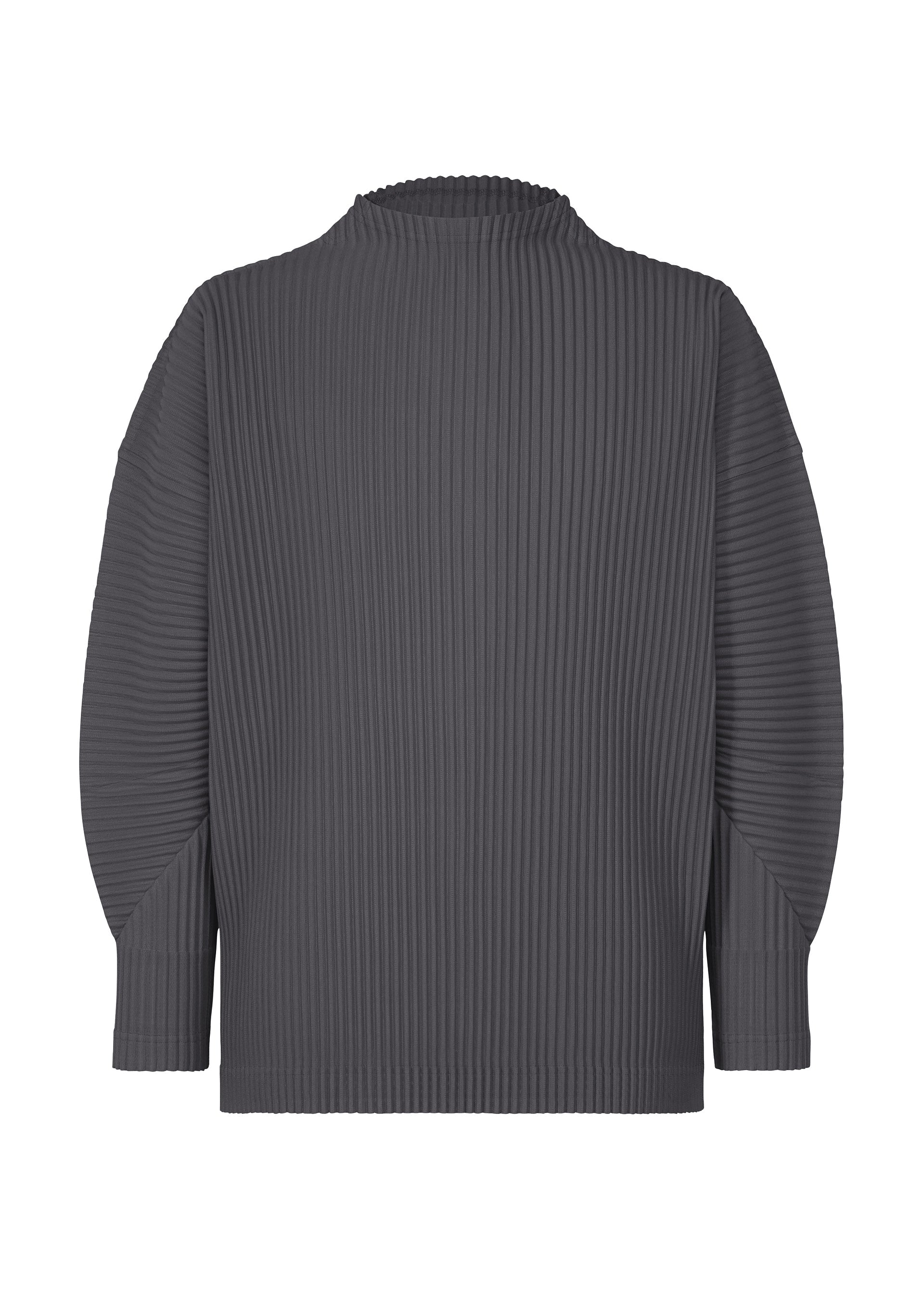 A product shot of the HOMME PLISSÉ ISSEY MIYAKE MONTHLY COLORS DECEMBER clothing in septarian blue (76).