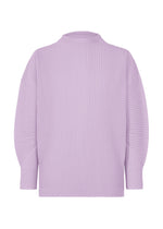 A product shot of the HOMME PLISSÉ ISSEY MIYAKE MONTHLY COLORS DECEMBER clothing in rhyolite purple (82).