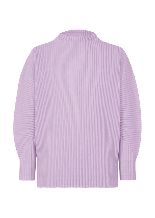 A product shot of the HOMME PLISSÉ ISSEY MIYAKE MONTHLY COLORS DECEMBER clothing in rhyolite purple (82).